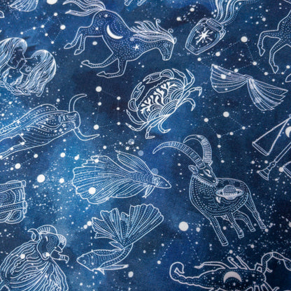 USA | zodiacs 星座夜空 | OEKO-TEX® Standard 100 cotton printed sheeting 純棉