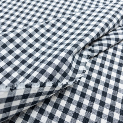 Japan | check 7mm 方格仔 | cotton yarn dyed poplin washer 先染純棉