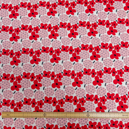 Kobayashi | Nordic flowers 北歐繡球花花朵 | cotton printed sheeting 純棉
