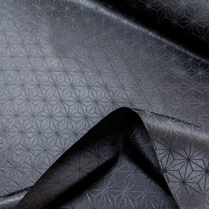 Japan | sparkling asanoha pattern 雙面暗紋令面和風圖案 麻之葉 青海波 | brocade jacquard 錦緞