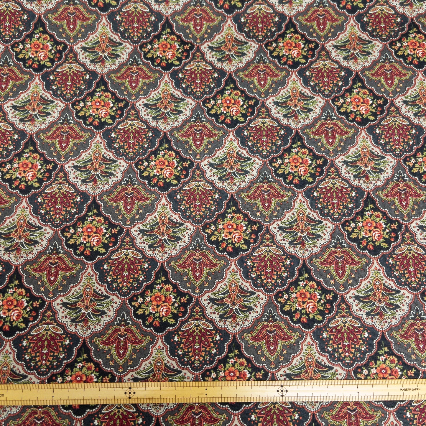 Japan | 宮廷浮雕之花 Palace Relief | cotton printed sheeting 純棉