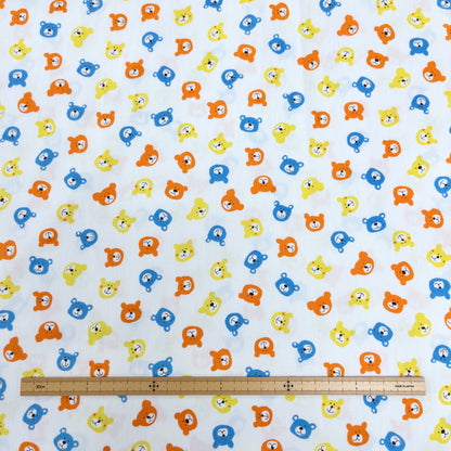 Japan | teddy bear head熊仔頭 | cotton printed board 純棉