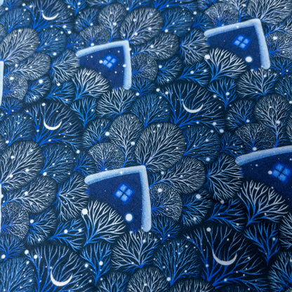 USA | Moon dance 雪地小屋 | cotton printed sheeting 純棉