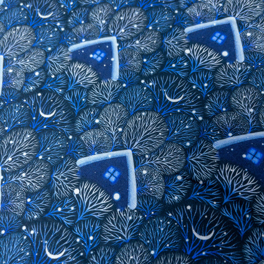 USA | Moon dance 雪地小屋 | cotton printed sheeting 純棉