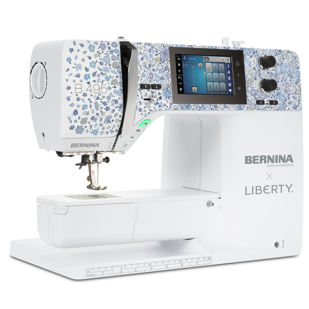 預購! 限量 瑞士BERNINA x Liberty B495 特別版 高階電腦縫紉機 (轉數快/銀行轉帳/現金優惠價$22000)