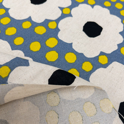 Kobayashi | Nordic Polka Dot Floral 北歐波點大花 | cotton linen 棉麻
