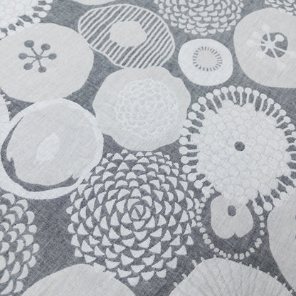 Kobayashi | インクブルーの花 | cotton double weave jacquard 純棉雙面提花