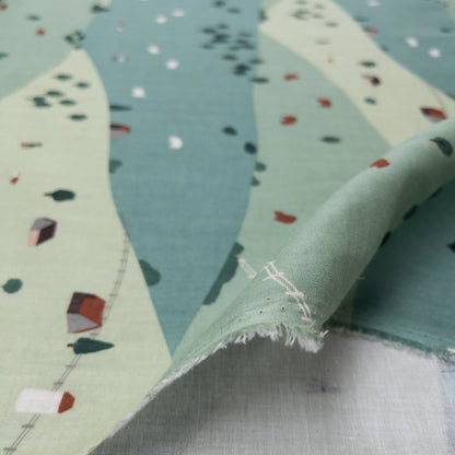 Muddy Works | farm 森林原野 | cotton double gauze 二重紗