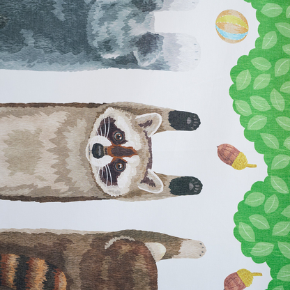 kokka home deco 趴趴動物 | cotton printed sheeting panel 純棉