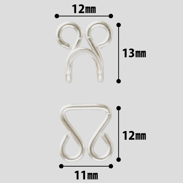 Clover sewing hook for coats 2pcs 外套用 暗勾 暗扣 2對