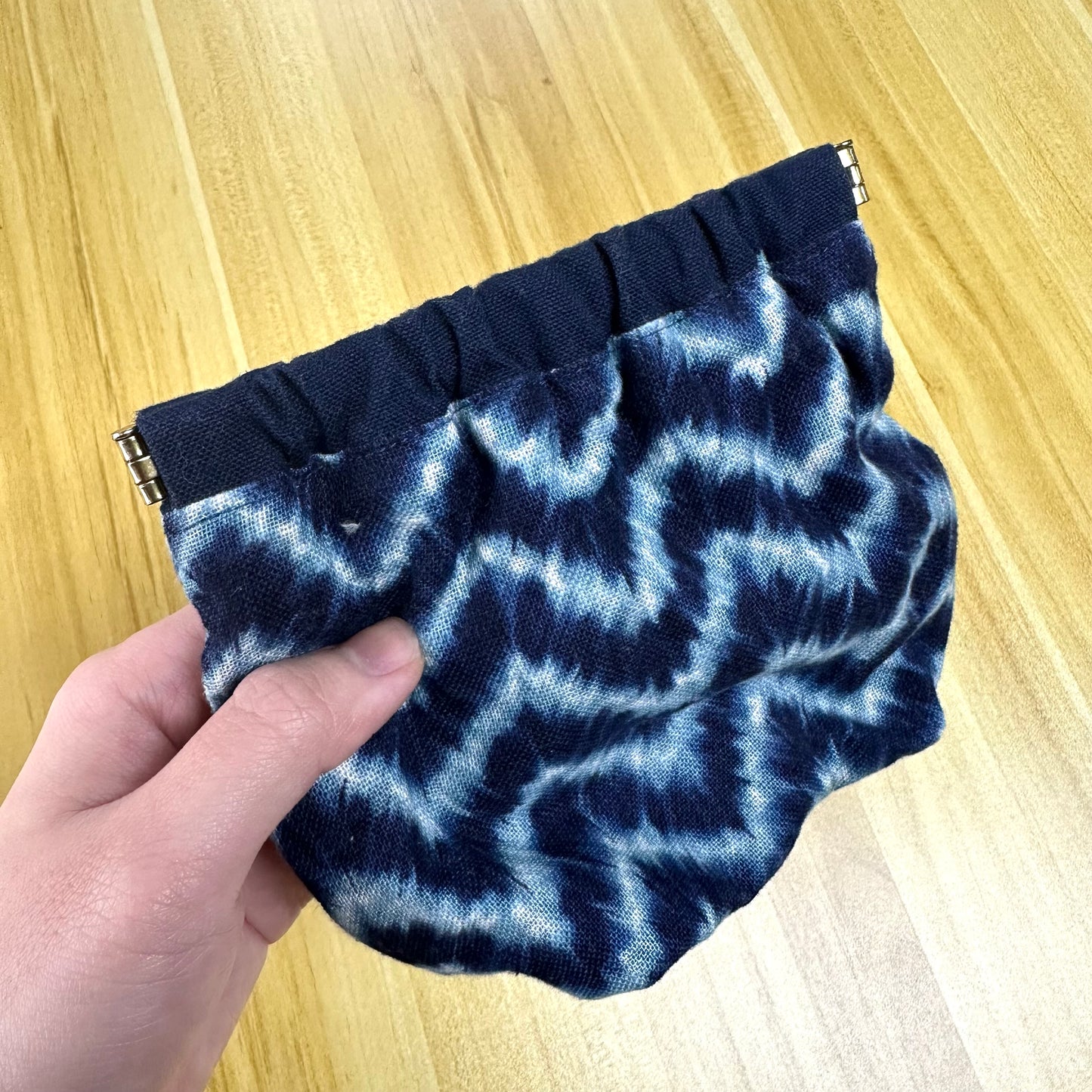 shrapnel purse metal frame gold 金色金屬彈片口金 彈簧口金