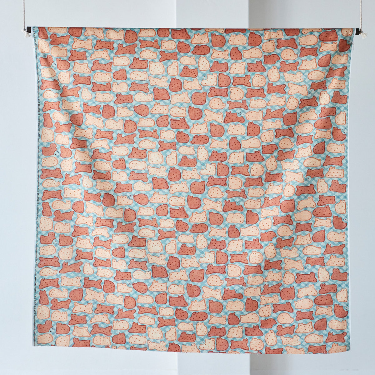 Japan | SAKAMOTO AKO 貓貓餅乾 - OYATSU | cotton printed oxford 純棉