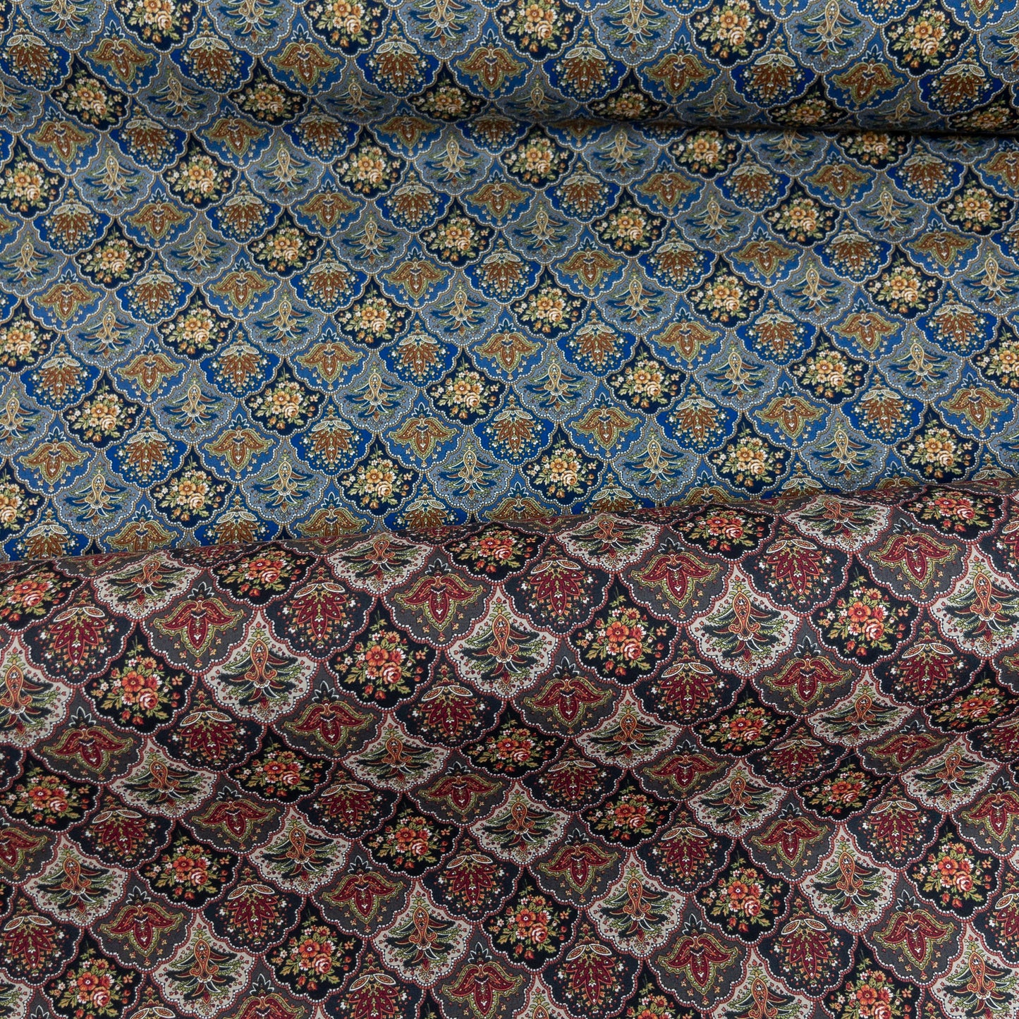 Japan | 宮廷浮雕之花 Palace Relief | cotton printed sheeting 純棉