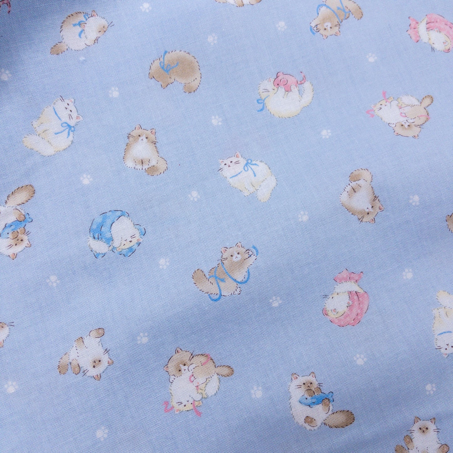 Japan | kitty 肉球小貓 | cotton printed sheeting 純棉