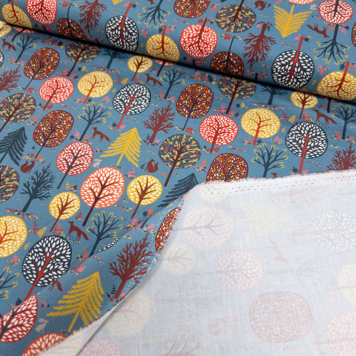 USA | New Forest 抽象森林 | OEKO-TEX® Standard 100 cotton printed sheeting 純棉
