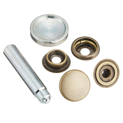 Clover strong metal snap button 15mm 6pcs with tools 強力金屬四合鈕 啪鈕 +打鈕工具 15mm 6對