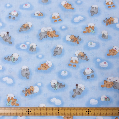 Japan | otter 小水獺 | cotton printed sheeting 純棉