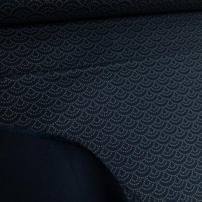 Japan | seigaiha 青海波 | cotton printed sheeting 純棉