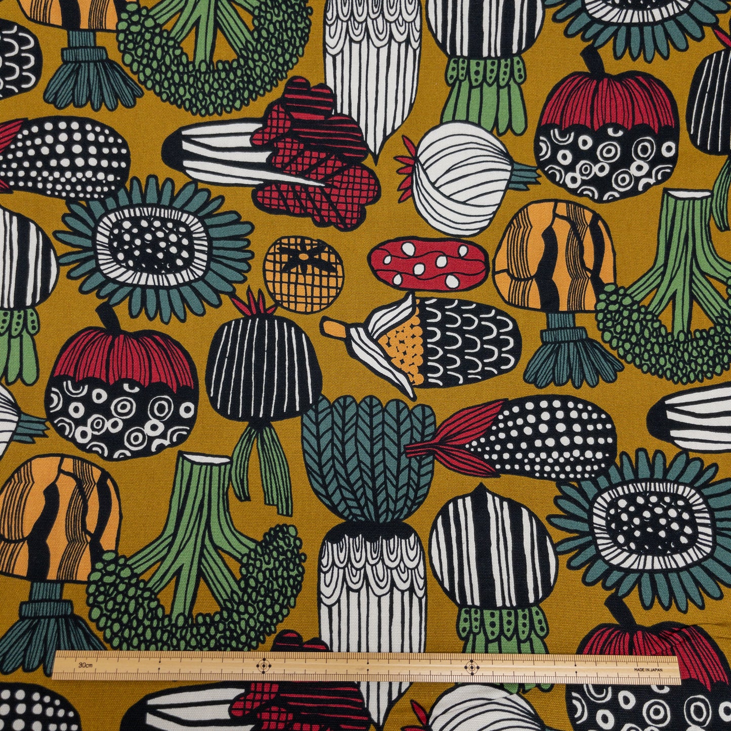 Japan | art vegetable 北歐藝術植物 | cotton printed oxford 純棉