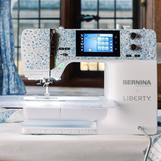預購! 限量 瑞士BERNINA x Liberty B495 特別版 高階電腦縫紉機 (轉數快/銀行轉帳/現金優惠價$22000)