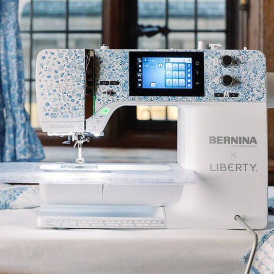 預購! 限量 瑞士BERNINA x Liberty B495 特別版 高階電腦縫紉機 (轉數快/銀行轉帳/現金優惠價$22000)