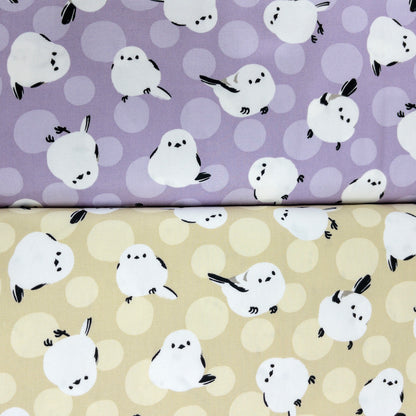 Japan | long-tailed tit dots 北海道小鳥「雪之妖精」波點 | cotton printed oxford 純棉