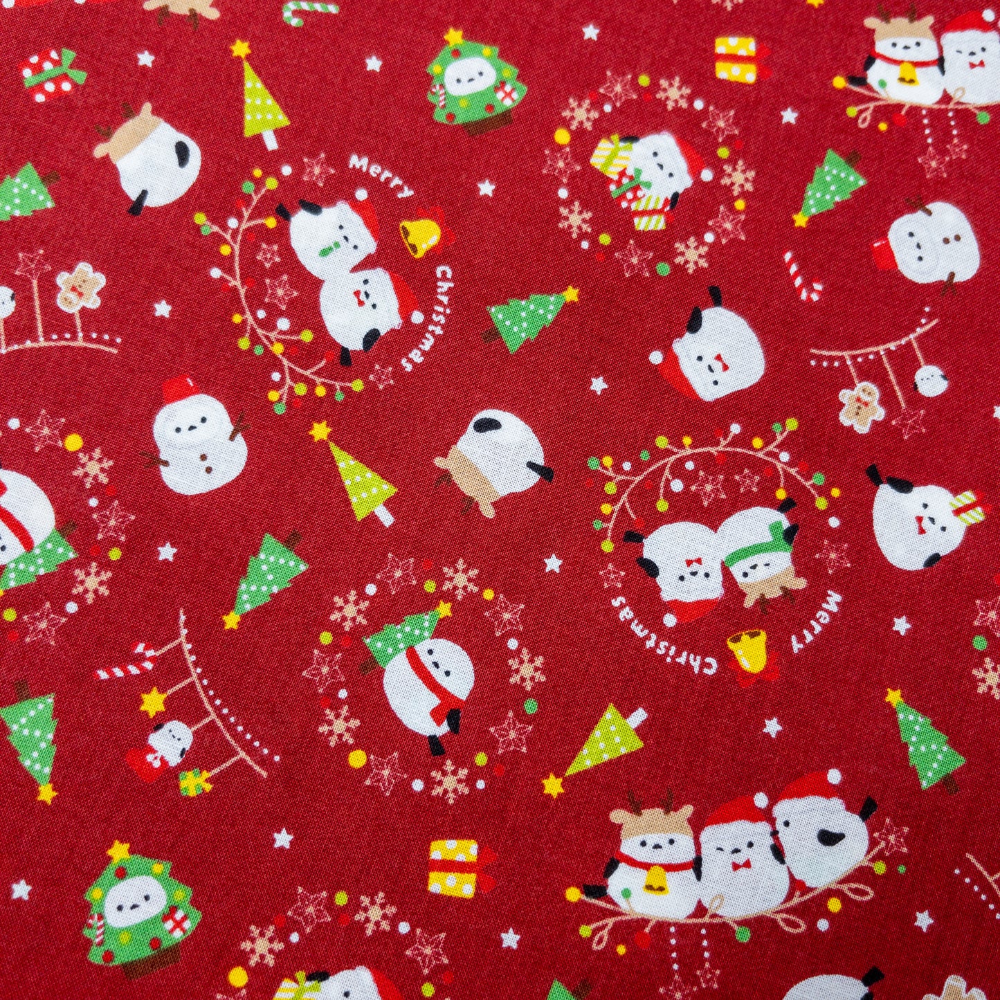 Japan | christmas with birds 雪之妖精的聖誕 | cotton printed sheeting 純棉
