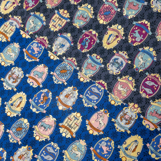 Japan | tarot & zodiacs 星座塔羅 | cotton printed sheeting 純棉
