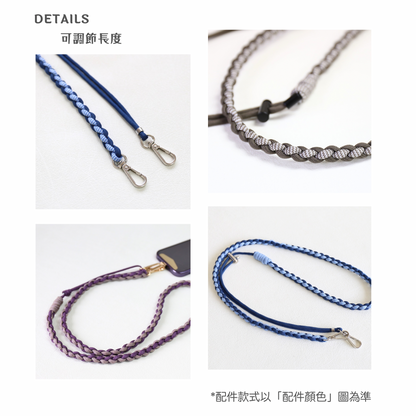 Lok Pattern│ 可調節長度 - 傘繩編織電話繩材料包DIY kit A + 教學影片