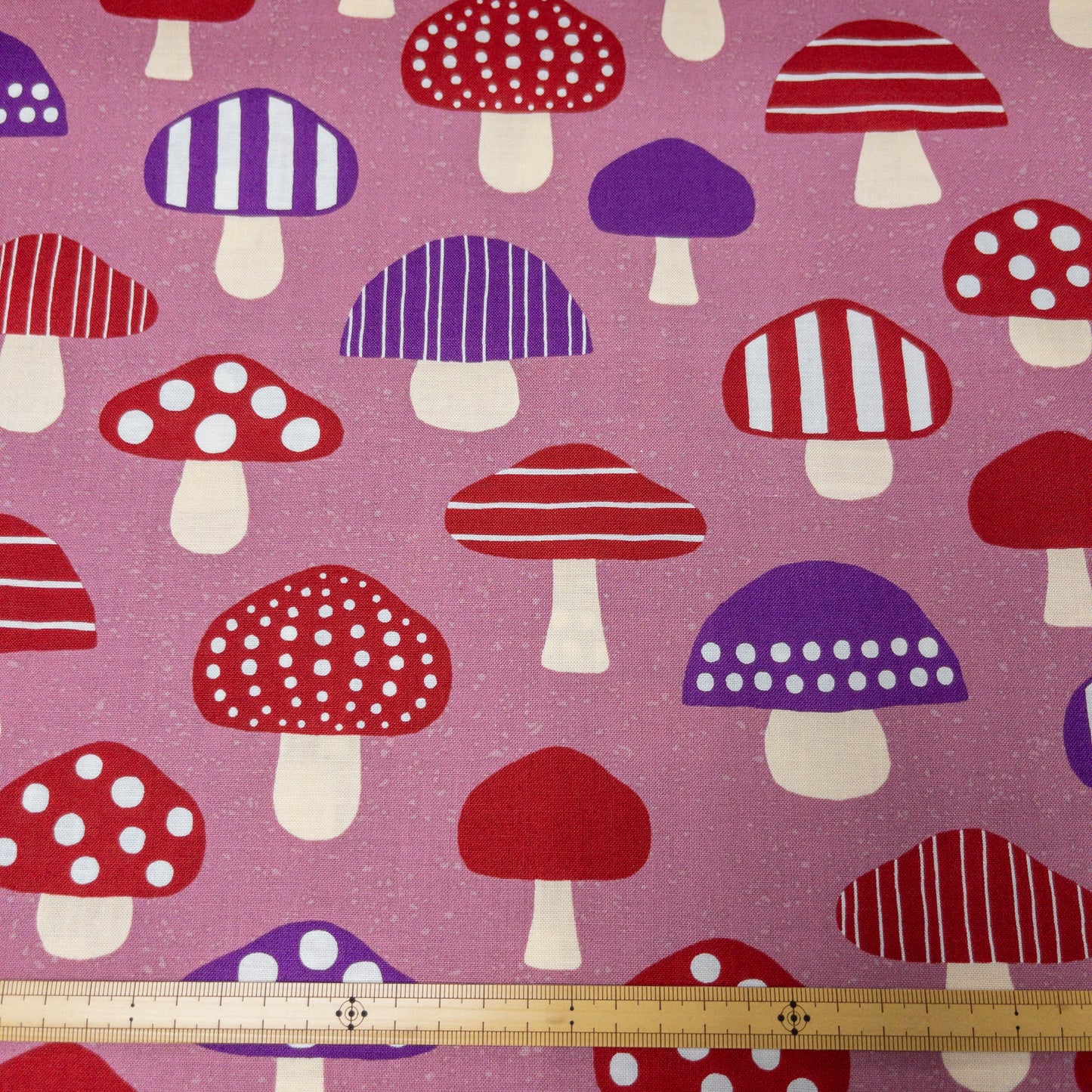 Japan | cute mushroom 蘑菇圖案 | cotton printed shirting 純棉