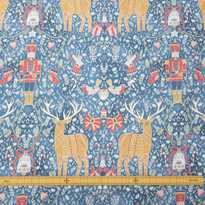 USA | Joy to the world 冬日胡桃夾子 | OEKO-TEX® Standard 100 cotton printed sheeting 純棉