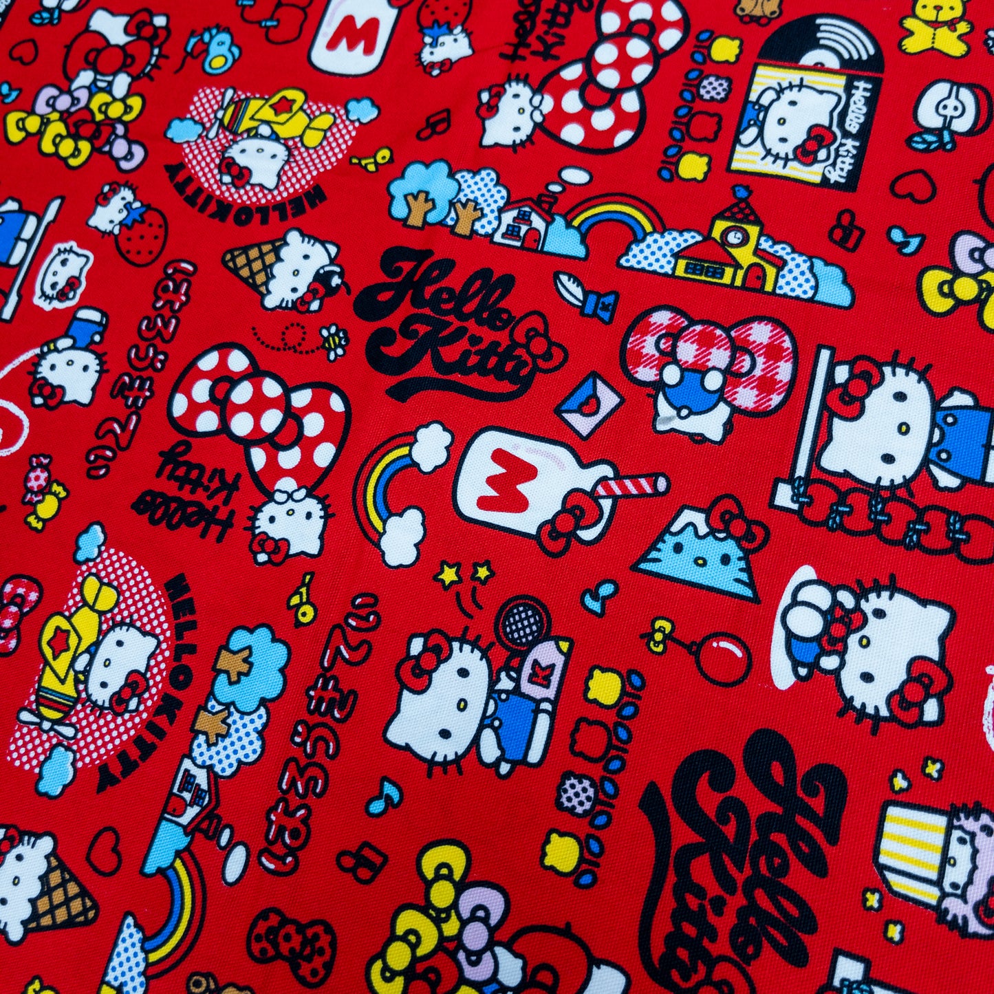 Japan | hello kitty | cotton printed oxford 純棉
