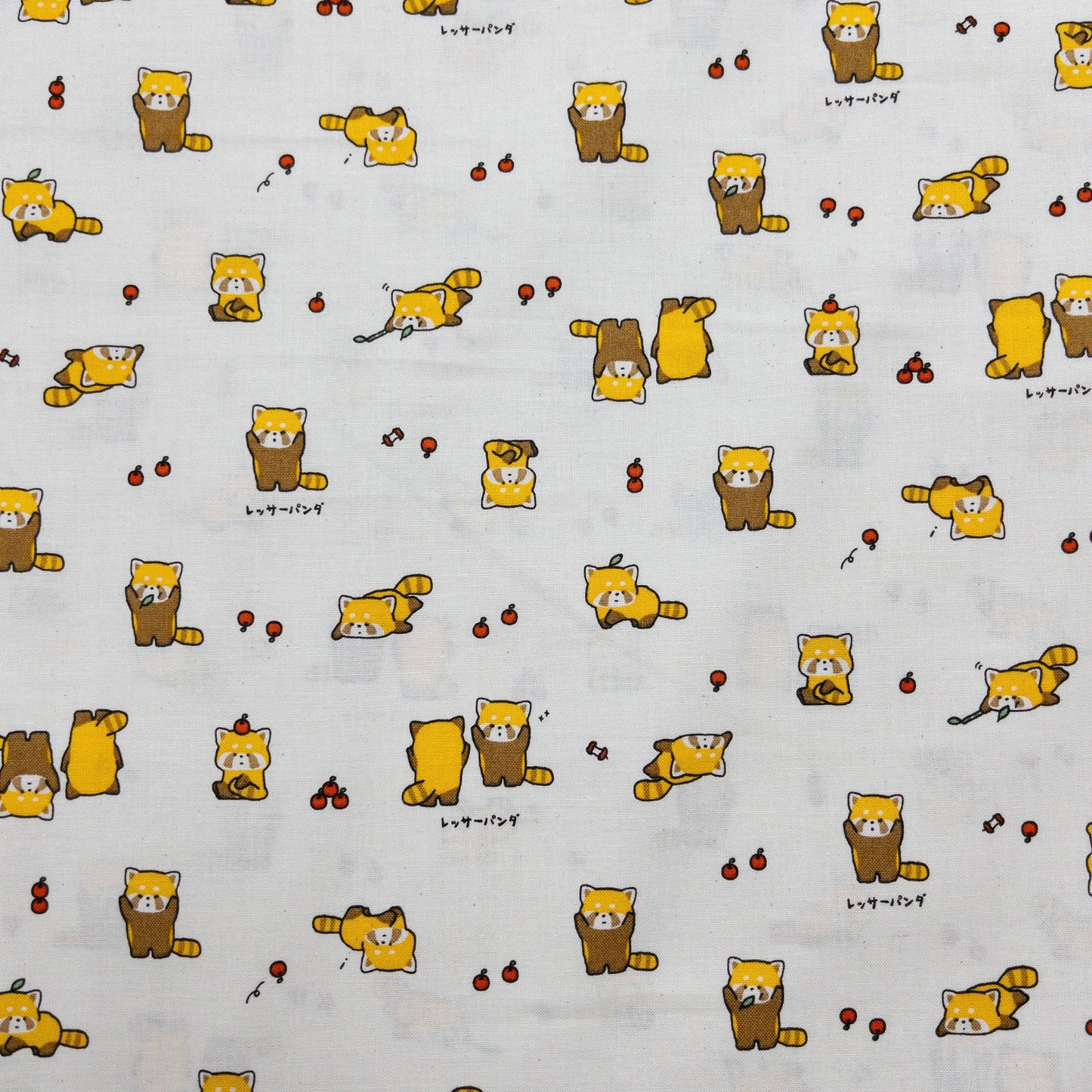 Japan | Red panda 小熊貓 | cotton printed sheeting 純棉