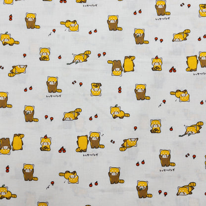 Japan | Red panda 小熊貓 | cotton printed sheeting 純棉