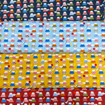 Japan | days of fuji  富士山日夜 | cotton printed sheeting