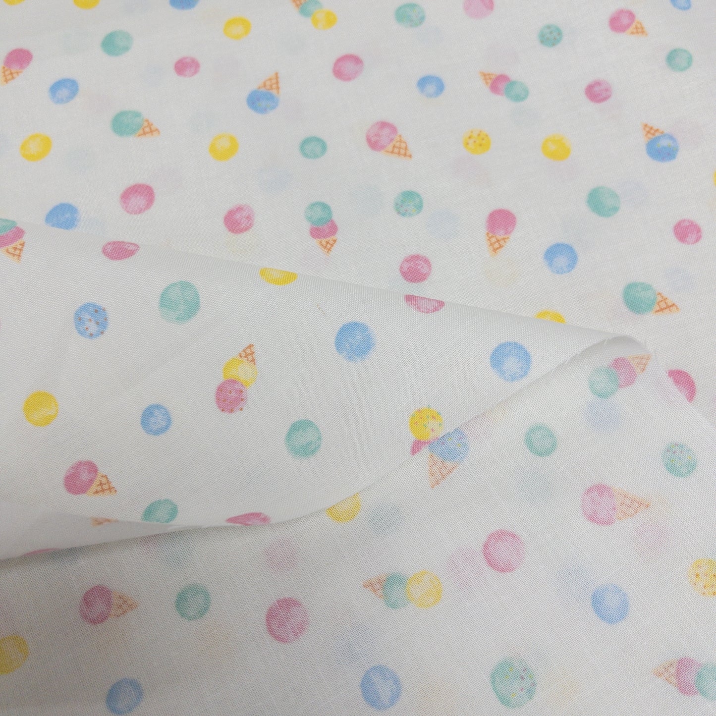 Japan | mini ice cream 迷你雪糕 | cotton printed shirting 純棉
