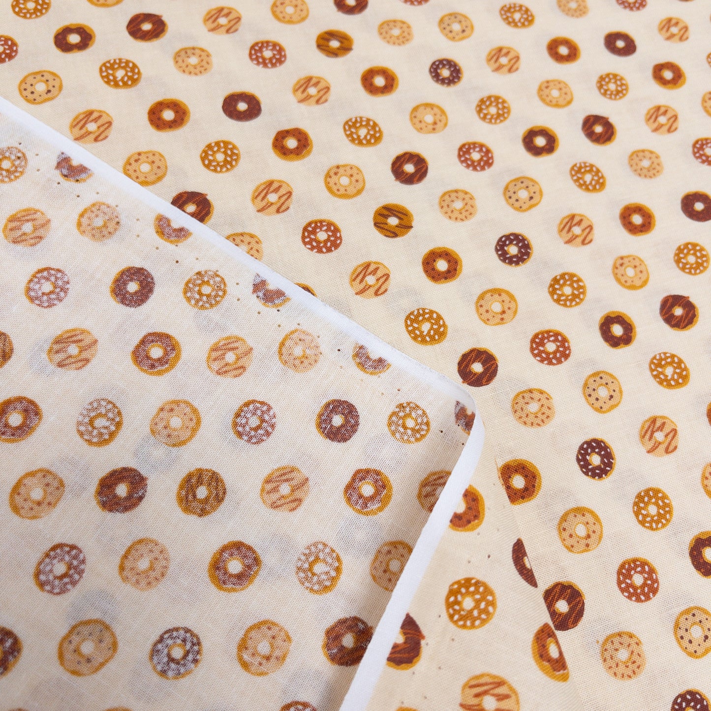 Japan | mini donuts 三款口味 迷你冬甩 | cotton printed shirting 純棉