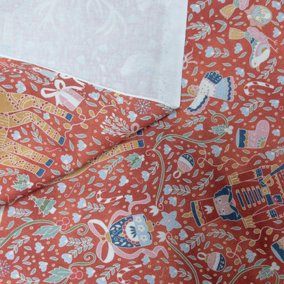USA | Joy to the world 冬日胡桃夾子 | OEKO-TEX® Standard 100 cotton printed sheeting 純棉