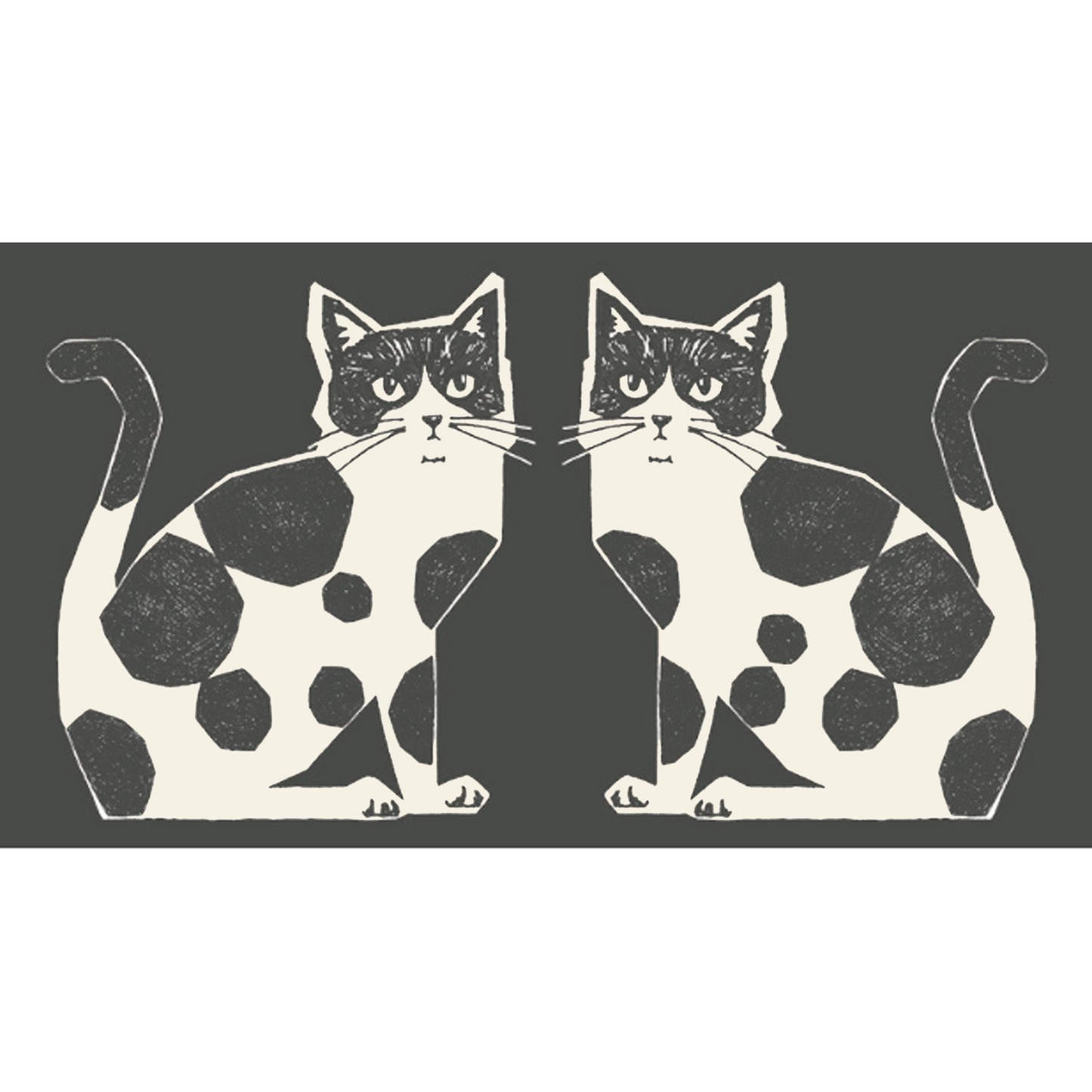 echino | TWO CAT 大貓 NekoNoe K from 30 SEWINGPINS | panel cotton linen 棉麻定位布