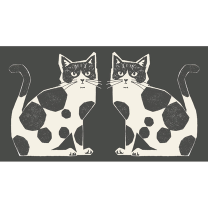 echino | TWO CAT 大貓 NekoNoe K from 30 SEWINGPINS | panel cotton linen 棉麻定位布