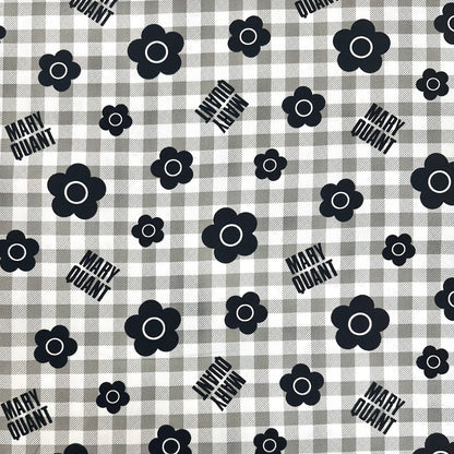 Mary Quant | checked pattern flowers 格子圖案花朵 | cotton printed oxford 純棉