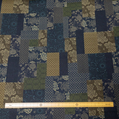 Kobayashi | japanese-style checkered quilting 和風拼格 | cotton printed sheeting 純棉