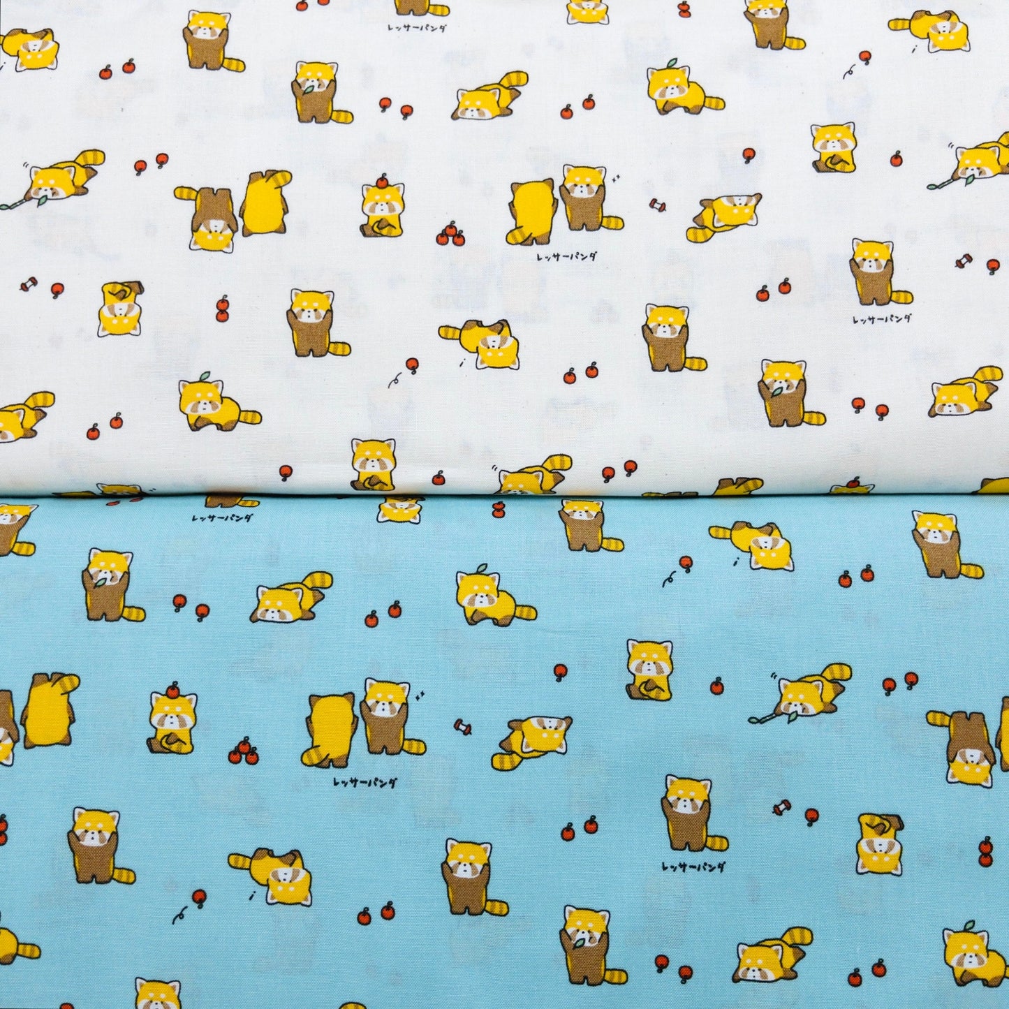 Japan | Red panda 小熊貓 | cotton printed sheeting 純棉