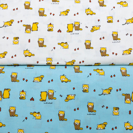 Japan | Red panda 小熊貓 | cotton printed sheeting 純棉
