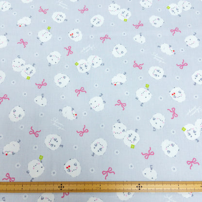 Japan | long-tailed tit QQ「雪之妖精」 | cotton printed oxford 純棉