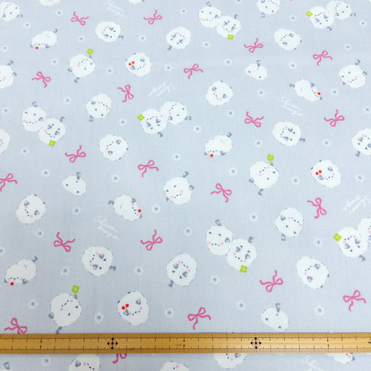 Japan | long-tailed tit QQ「雪之妖精」 | cotton printed oxford 純棉