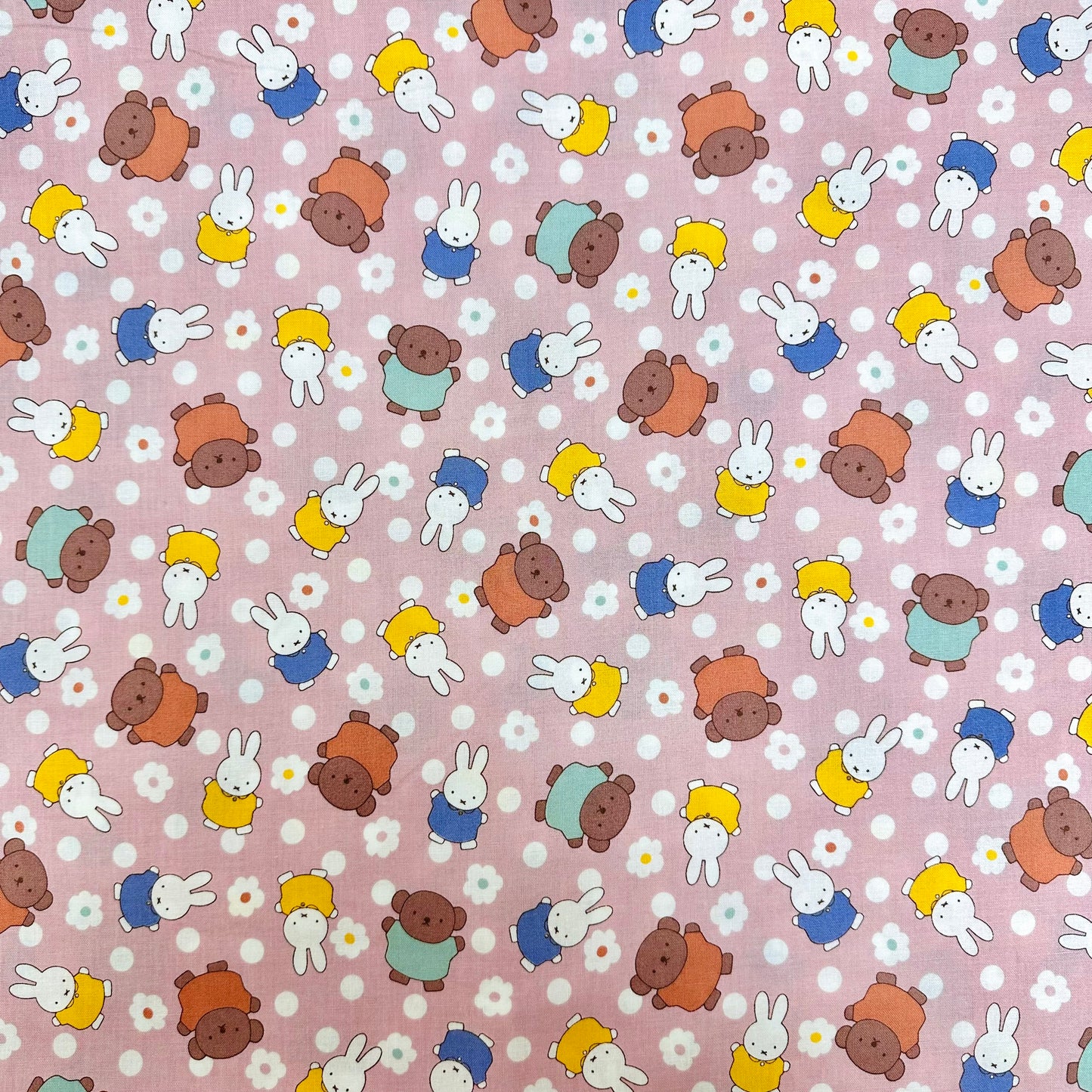 Japan | miffy & flowers | cotton printed sheeting 純棉