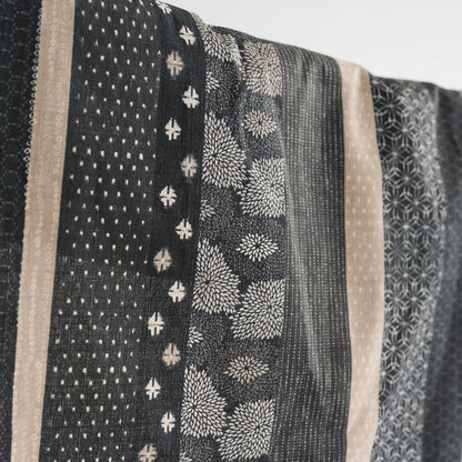 Japan | 和風間條拼布風格 | cotton printed dobby 竹節棉