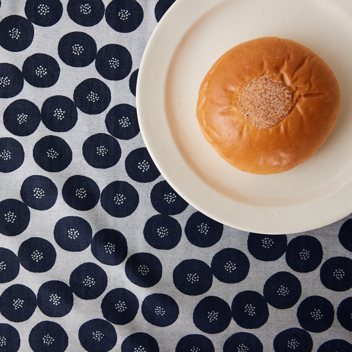 MUDDY WORKS by tomotake | mini anpan | double face cotton  yarn dyed jacquard banshu-ori 雙面先染純棉提花「播州織」