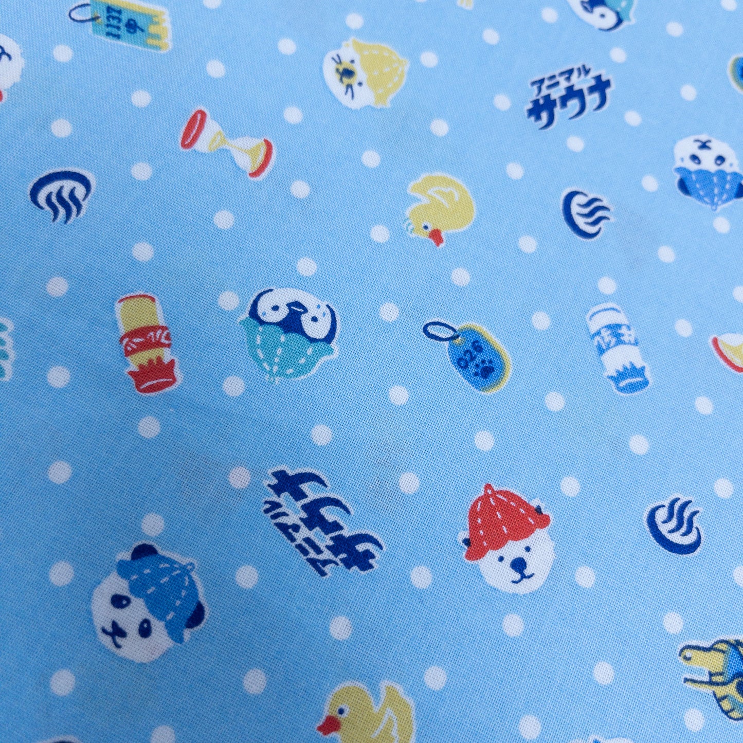 Japan | shirokuma shaved ice 白熊冰 | cotton printed sheeting 純棉